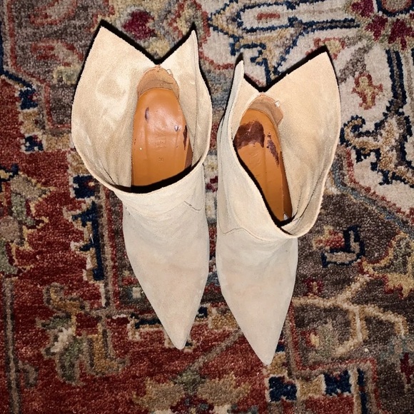 Cream Zara Ankle boots - Picture 2 of 9